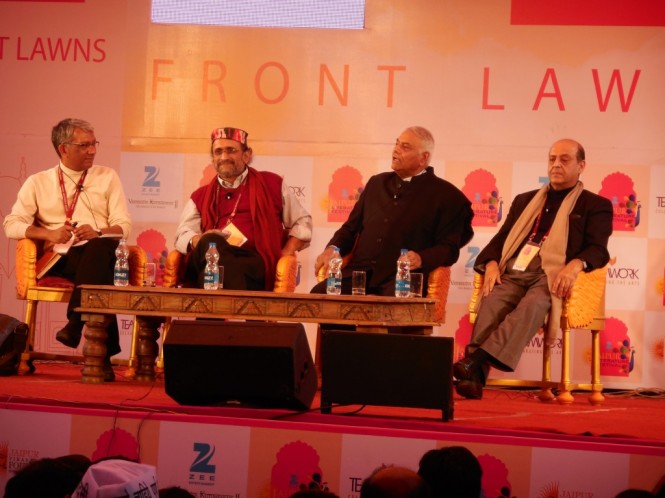 Yashwant Sinha at Jaipur Literature Fest