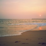 Mahatma Gandhi Beach in Kollam