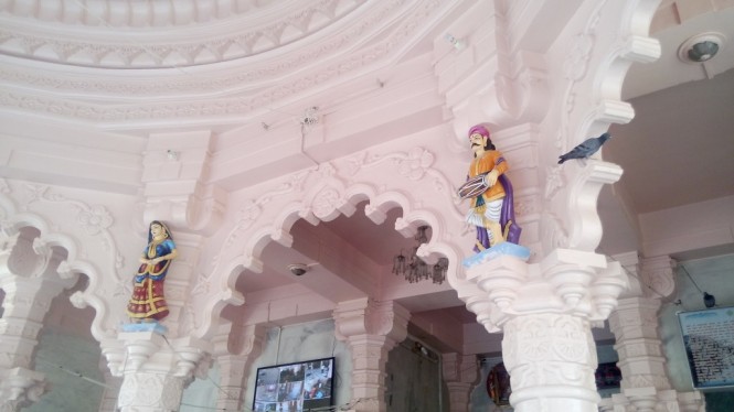 Carving inside Gogaji Dham Temple