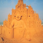 Sand Castle at Beach