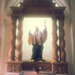 St. Francis Xavier statue in Bom Jesus Church