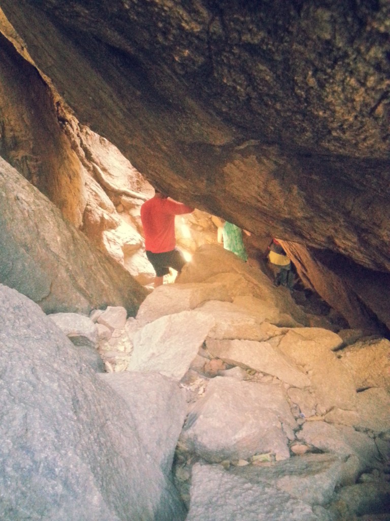 Caving in Mount Abu
