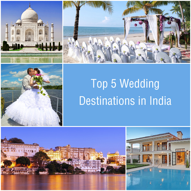 Five Most Exclusive Wedding Destinations in India