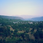 Town in valley