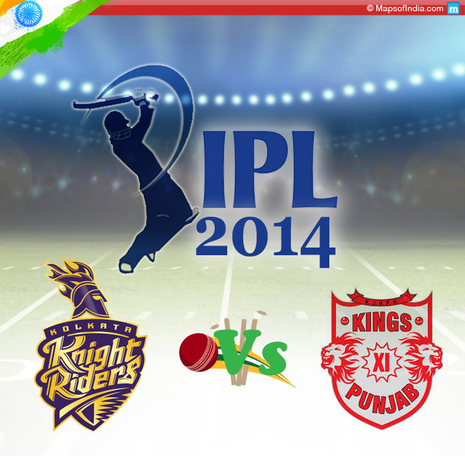 1st Semi Final IPL 2014 - Kolkata Knight Riders vs Kings XI Punjab