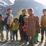 Kids at Sissu village
