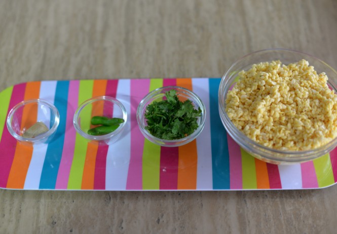 Key Ingredients for preparing Moong Dal Chilla