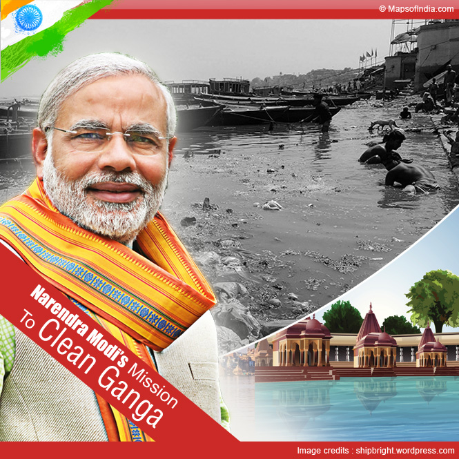 Mission to clean Ganga - Narendra Modi