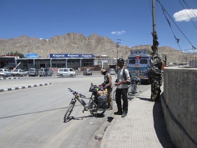 End of journey to Leh