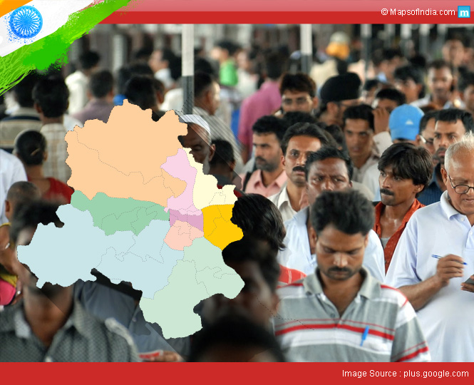 Rising population in Delhi