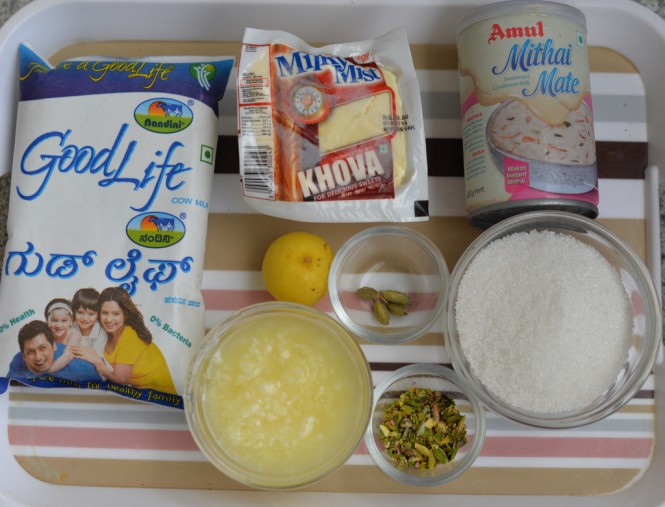 Milk Cake - Key Ingredients