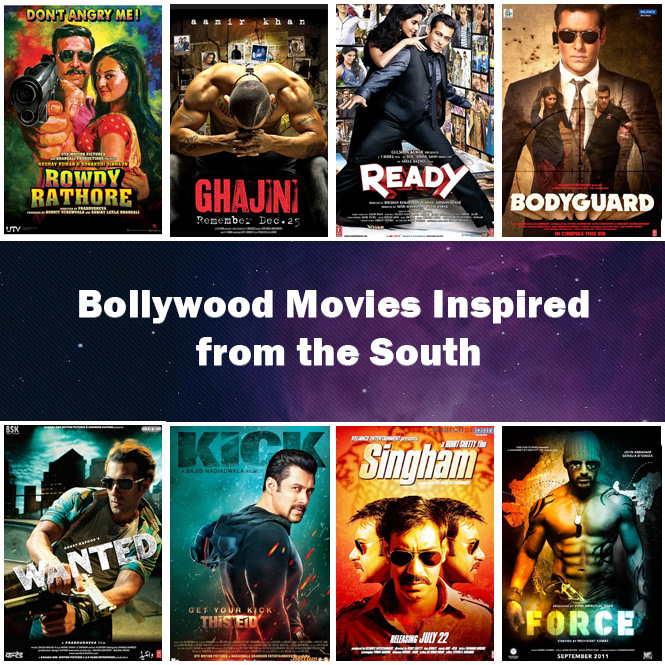 Bollywood Movies inspired from the South