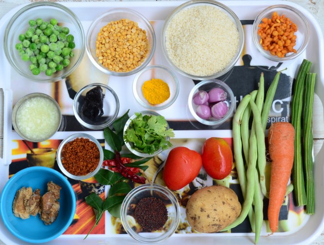 Key Ingredients for Bisi Bele Bhaat