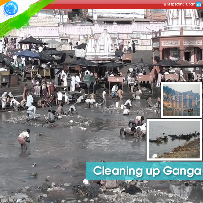 Cleaning up Ganga campaign