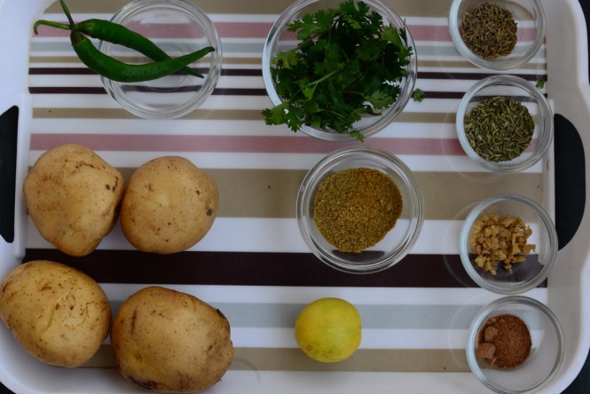  Ingredients for Jaiphali Aaloo 