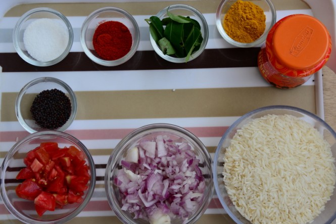 Vagharela Chawal - Key Ingredients