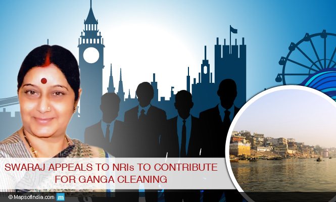 Clean Ganga Project - Sushma Swaraj Asks NRI's to help