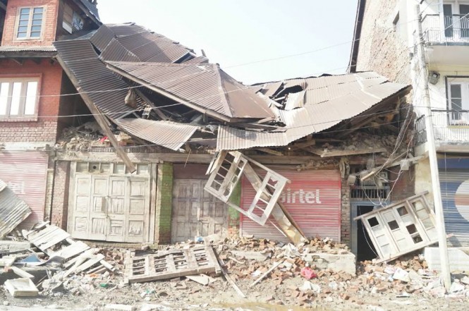 Devastation in Kashmir by flood