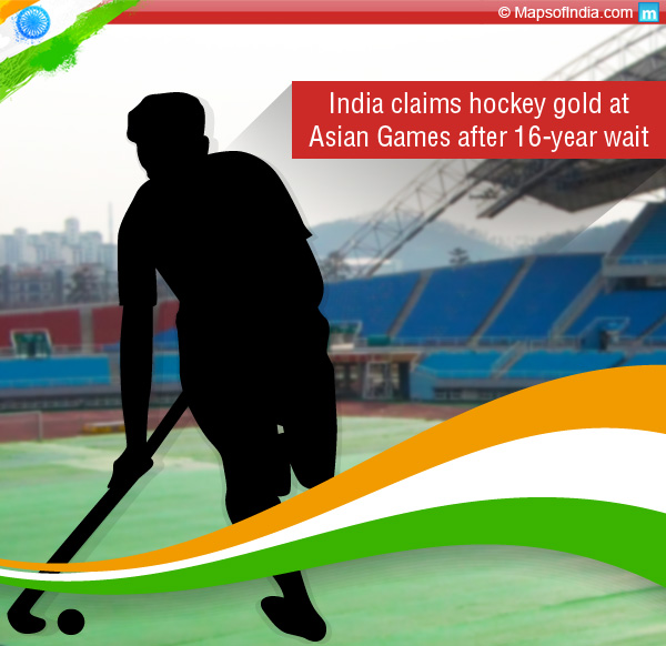 India wins gold at Asian games hockey