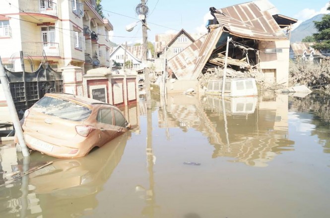 Property Loss in Kashmir flood