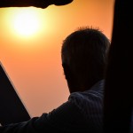 Man-and-the-sunset