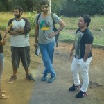 A famous Bollywood choreographer in excited talk