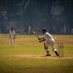 Batsman in action