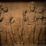 Carving inspired by Ramayana