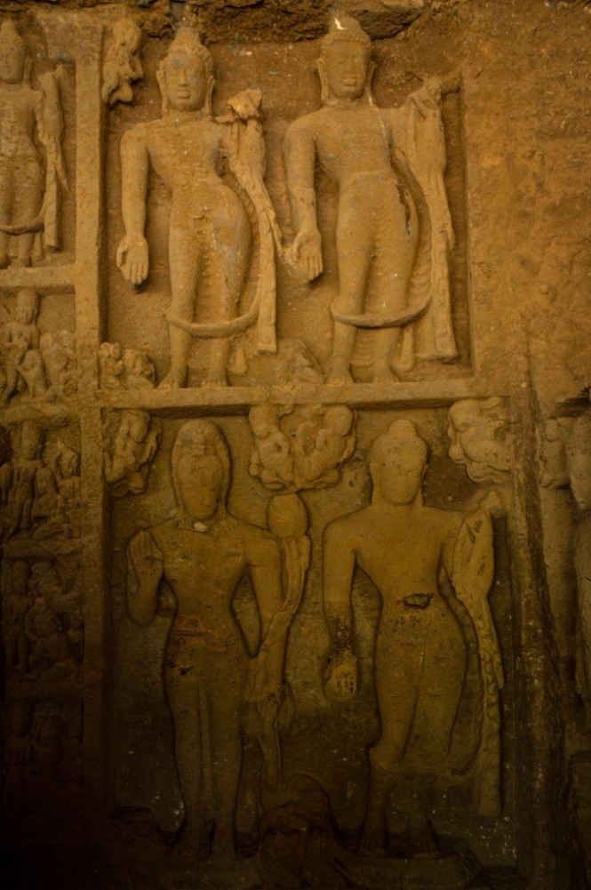Carvings depict Lord Shiva
