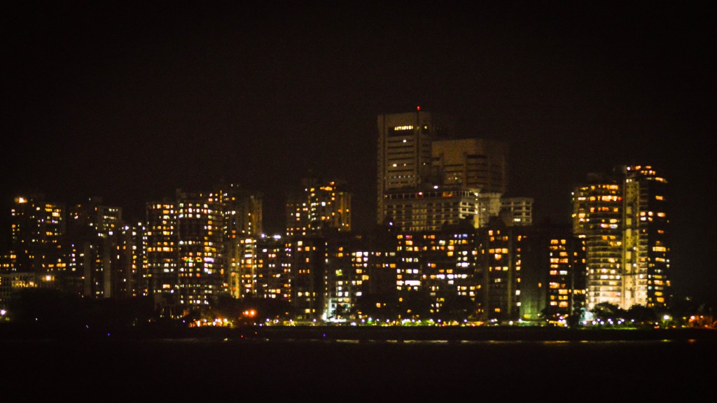 Cuffe parade in night