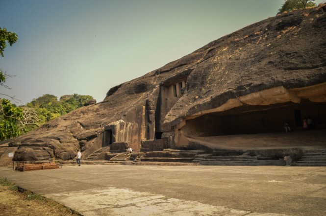 Exteriors of Kanheri Caves