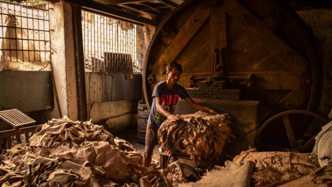 Leather industries in dharavi