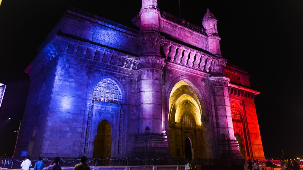 Lighting at Gateway of India