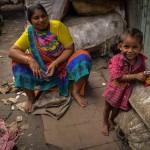 Locals in Dharavi