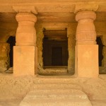 Mahakali caves front view