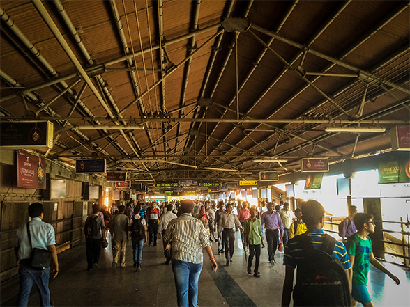 Platforms for local trains of mumbai