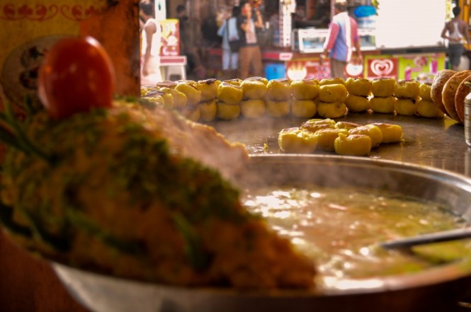 Ragda pattice at Juhu Beach