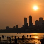 Sunset at Girgaum Chowpatty