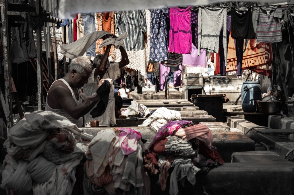 The Day at Dhobi Ghat begins early at 4 A.M.