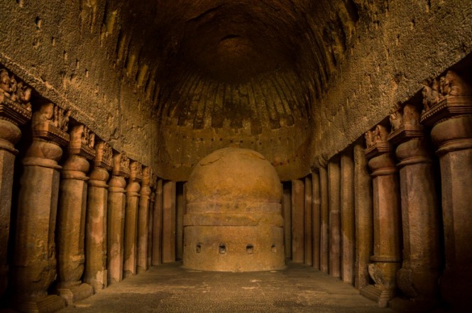 Tomb with stupa