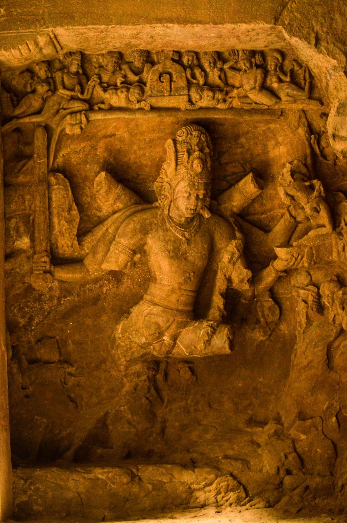 Various intriguing mudras of lord shiva at elephanta