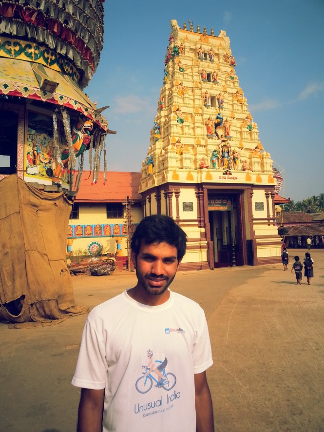 In front of Shri Krishna Temple