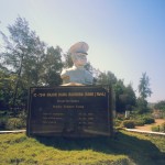 Statue of Maj Rama Raghoba Rane at Warship Museum