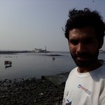 Dargah in the background
