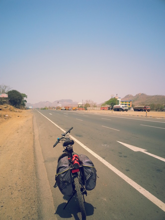 Blistering heat on the highway