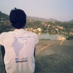 Relaxing on a hill