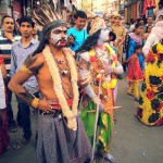 Performers at Gangaur festival