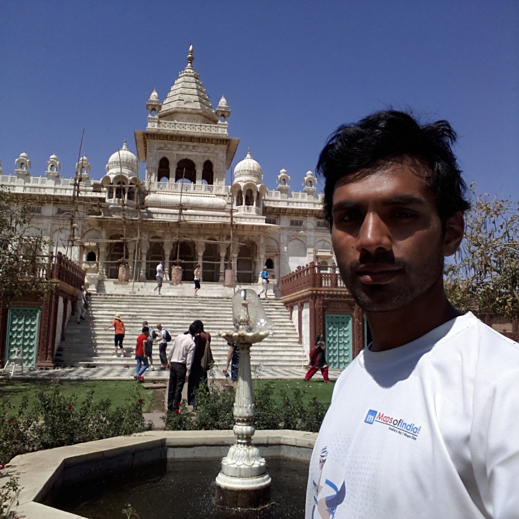 At Jaswant Thada Musoleum