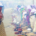 Area filled with smoke while cooking in Attukal Pongala