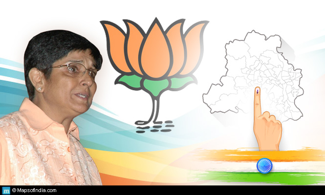 Kiran Bedi as BJP CM's candidate